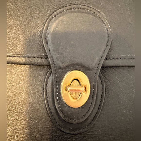 Coach Willis bag black leather vintage - Picture 10 of 13